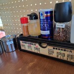 日月堂 - 卓上もキッチリ整頓