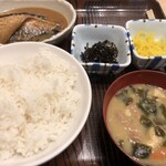 いわし料理・日本料理 かぶき - さば味噌煮定食大盛り@650