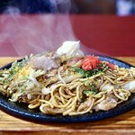 Okonomiyaki Enchan - お好み焼き＋焼そばランチ