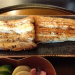 山中川魚料理 - ふくっら焼き上がった鰻白焼きは本気で旨いでよ～～