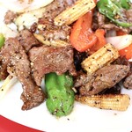 中華飯店 - 黒胡椒牛肉(牛肉の黒胡椒炒め)