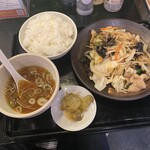 Kourakuen - シャキシャキ野菜炒めセット　大盛