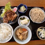 三千乃家 - Aランチ　みそ豚焼肉セット　1,000円
            
            