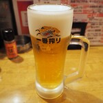 スタンド Gonta - 生ビール（一番搾り）は1杯190円