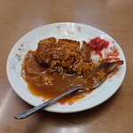 中華料理 五十番 - カツカレー、◯50円。