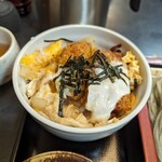 へぎ蕎麦処 むろしま - 小盛カツ丼。