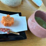 箱根強羅 白檀 - ▣チェックイン時の抹茶とお茶菓子のサービスで一休み