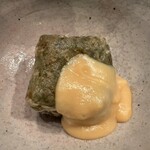 茜坂大沼 - 春菊の揚げ豆腐