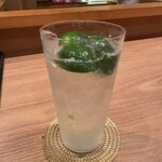 茜坂大沼 - いつもの酢橘サワー
