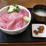 Maguro Shokudou - 天然南鮪と天然本鮪の よくばり丼（特盛り）