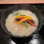 茜坂大沼 - 明石の鯛の入った白味噌雑煮