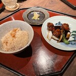 一碗水 - 酢豚・海老ご飯