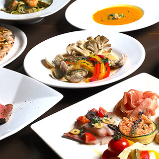 女子会や記念日に最適なコース&4種のランチセットもご用意