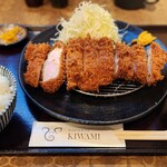 豚肉料理専門店 KIWAMI - 特大ロースかつ定食300g2,970円