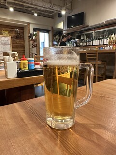 Suteki Taka - □生ビール（お昼から飲めました。笑）