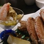 料亭 冨茂登 - 毛ガニです。