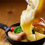 Assorted raclette cheese