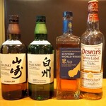 もっちゃん家 - この日飲んだウイスキー（途中）