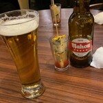 GLASS DANCE - マオウビール　スペイン産　お通しのキッシュ
