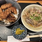 Gohan-Ya Nagomi - ソースカツ丼おろしそばセット