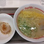 スガキヤ - 年末年始限定天ぷらラーメン590円、温玉60円(2023.12.29)