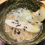 Hakata Muku - 【写真⑪】ニシムラ麺 トリュフ塩ラー麺 ハーフ(追加)