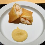 Hakata Muku - 【写真⑥】海老の春巻き 酢味噌