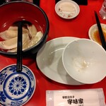 宇味家 - 水餃子が来た頃には、、、