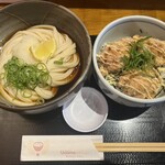 Udama 谷町base - 唐揚げマヨ丼セット