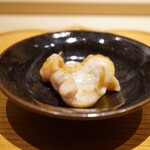 炎水 - ●焼きふぐ：横隔膜
      酢橘醤油。 プリプリとし弾力からスッキリとした旨味を弾ませ、ザクザクと噛みしめるほどにふぐの楽しみ方に浸れる多幸感。
      めちゃくちゃ美味しい横隔膜！
