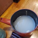 掌庵 蕎麦 石はら - そば湯