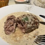 Hamburg Conel - 肉汁でちゃった、、