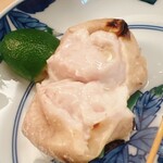 割烹 白鷹 - 白子の中はこんな感じです