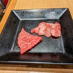 焼肉 肉食 - ハラミ、トウガラシ