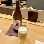 旨い魚と旬菜料理 ふくとく - 瓶ビール650円