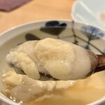 旨い魚と旬菜料理 ふくとく - とらふぐ満喫コース12,500円：白子の茶碗蒸し