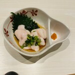 Tempura To Kaisen No Mantenya - 白子もクセはなくぽん酢はほど良い酸味と紅葉おろしで最高に美味しく頂きました♪