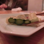 浪花ろばた 頂鯛 - ◆アスパラとチーズのガレット、これも美味いよ～