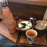 杏's cafe - コーン 茶 