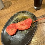 三代目 鳥メロ - 紅生姜の串カツ