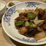 Ba Miyan - 黒酢の酢豚定食