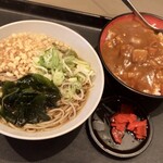 名代 富士そば - 朝カレー丼セット