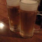 矢田アイナ - まずはビールで乾杯！