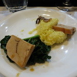 山猫軒 - フォアグラとキビの組み合わせは意外に美味しくてびっくり