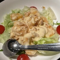 廣東料理 民生 ヒルトンプラザウエスト店 - 海老のマヨネーズソース