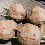 串市 - 料理写真:椎茸の肉詰め　肉汁飛び出し注意報発令(≧∀≦)