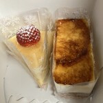 菓子工房 雅 - 料理写真:チーズケーキと紅茶とラフランスケーキ