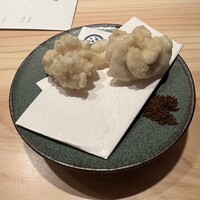 鮨麻布 - 白子の天ぷら