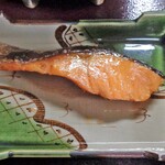 湯宿 梅ぞ乃 - 朝食（焼き鮭）