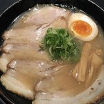 Menya Fuuka - 漬けトロチャーシュー麺 塩とんこつ